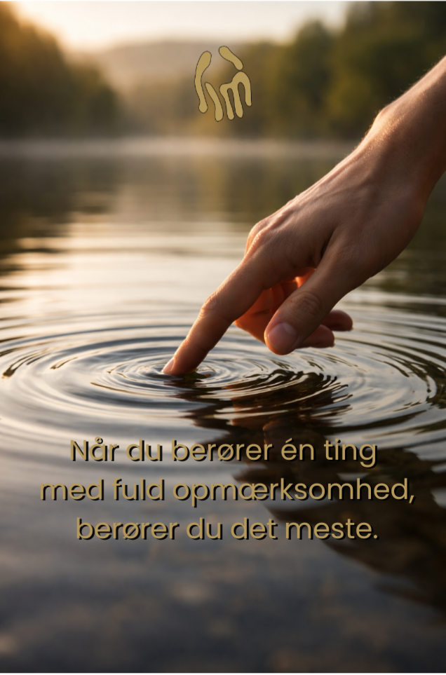 Kopi Når du berører én ting med fuld opmærksomhed, berører du alt.